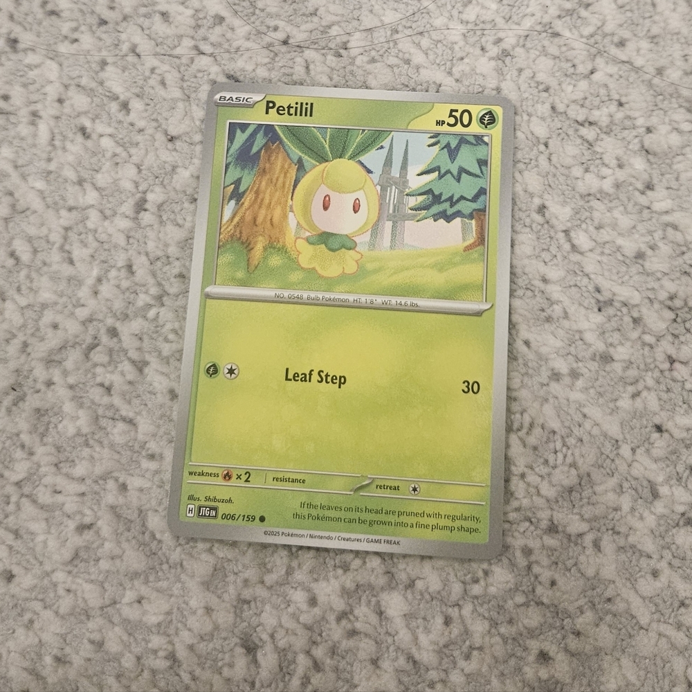 POKEMON TCG Card Petilil Journey Together 006/159